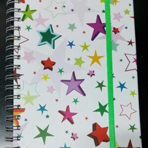 CUADERNO ESPIRALADO CHICO CON ELASTICO PAPERLAND x 80 h.