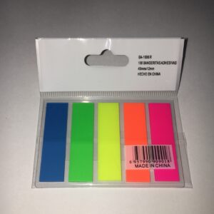 BANDERITAS DE COLORES 45 x 12 x 100 u.