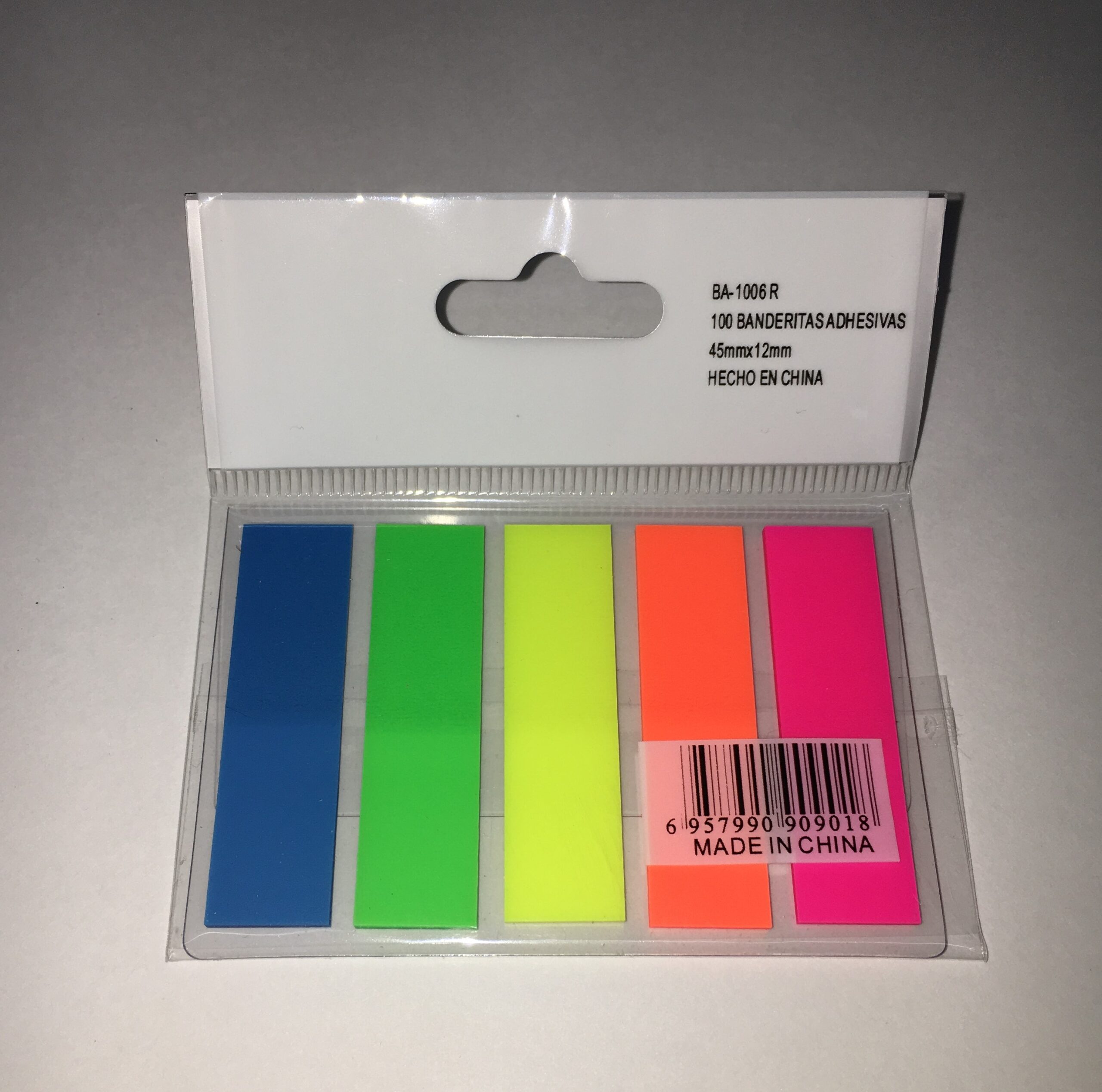 BANDERITAS DE COLORES 45 x 12 x 100 u.
