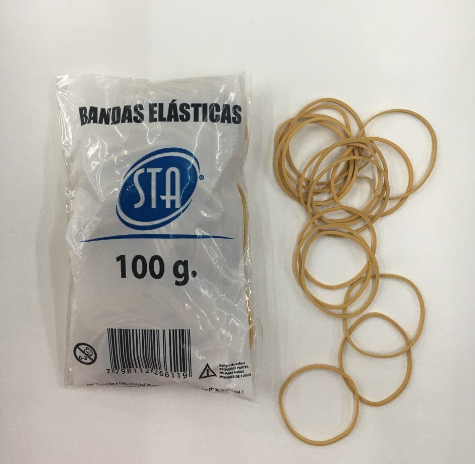 BANDAS ELASTICAS STA x 100 g.