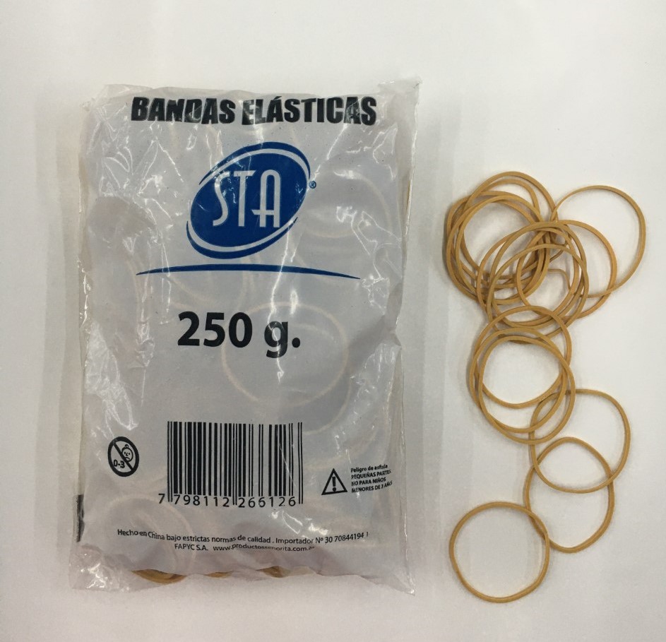 BANDAS ELASTICAS STA x 250 g.