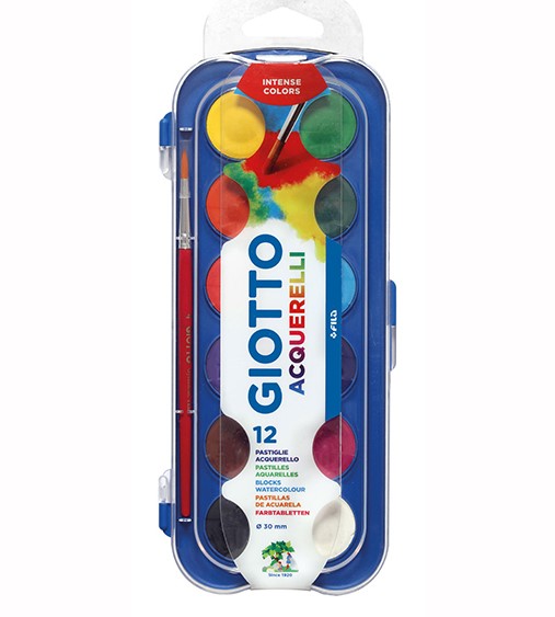 ACUARELAS GIOTTO x 12 u.