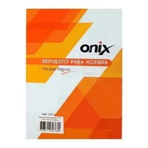 REPUESTO DE AGENDA DIARIA Nº8 ONIX 2027