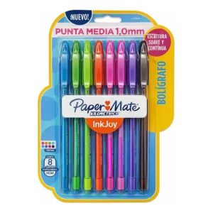 BOLIGRAFOS PAPERMATE SURTIDOS x 8 u.