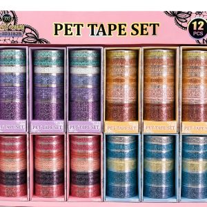 CINTA ADHESIVA WASHI TAPE ENCAJE x 6 u.