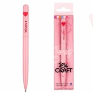 BOLIGRAFO ROSA CON CORAZON IBICRAFT