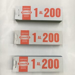 TALONARIO DE NUMEROS 1-200
