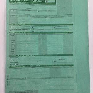 CARPETA DE LEGAJO DE PERSONAL (781)