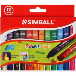 CRAYONES GRUESOS SIMBALL x 12 u.