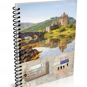 CUADERNO ESPIRALADO TAPA DURA MIS APUNTES TRAVEL x 150 h.