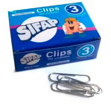 CLIPS Nº3 x 100 u.