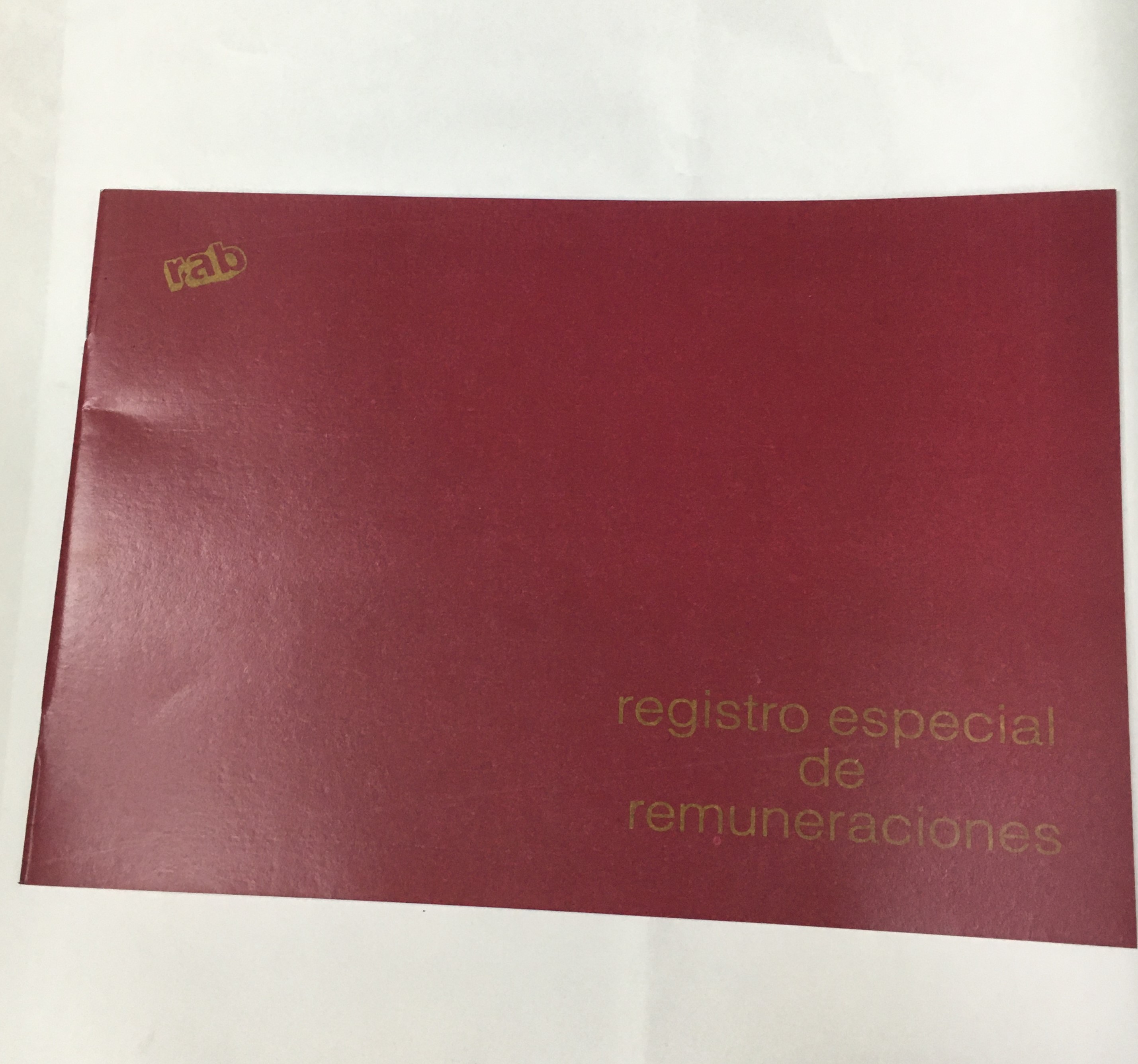 LIBRO DE REGISTRO DE REMUNERACIONES