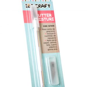 CUTTER BISTURI IBI CRAFT CON 5 REPUESTOS
