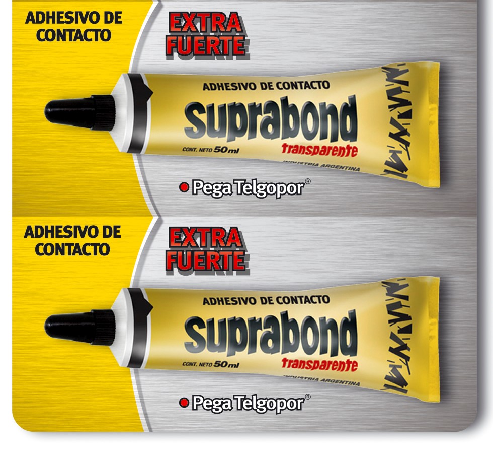 PEGAMENTO SUPRABOND ADHESIVO DE CONTACTO x 50 ml.