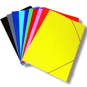 CARPETA 3 SOLAPAS CON ELASTICO OFICIO COLOR