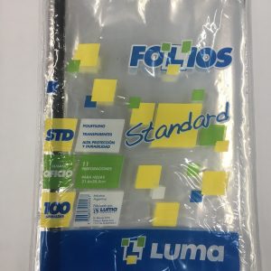 FOLIOS LUMA OFICIO x 100 u.