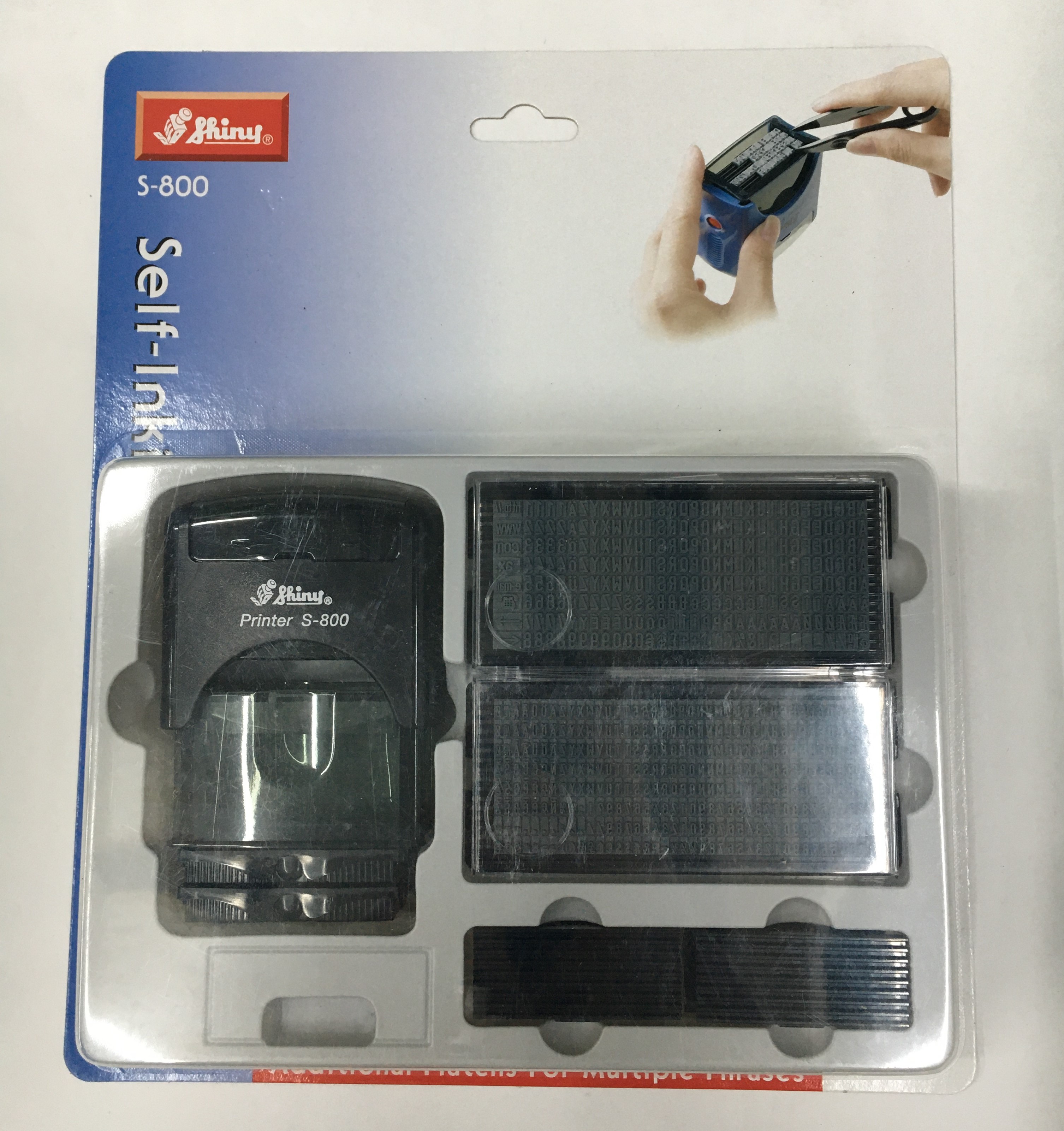 KIT DE SELLO AUTOMATICO PARA ARMAR SHINY S-800