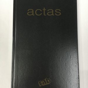 LIBRO DE ACTAS CLOCHETTE 2 MANOS TAPA DURA