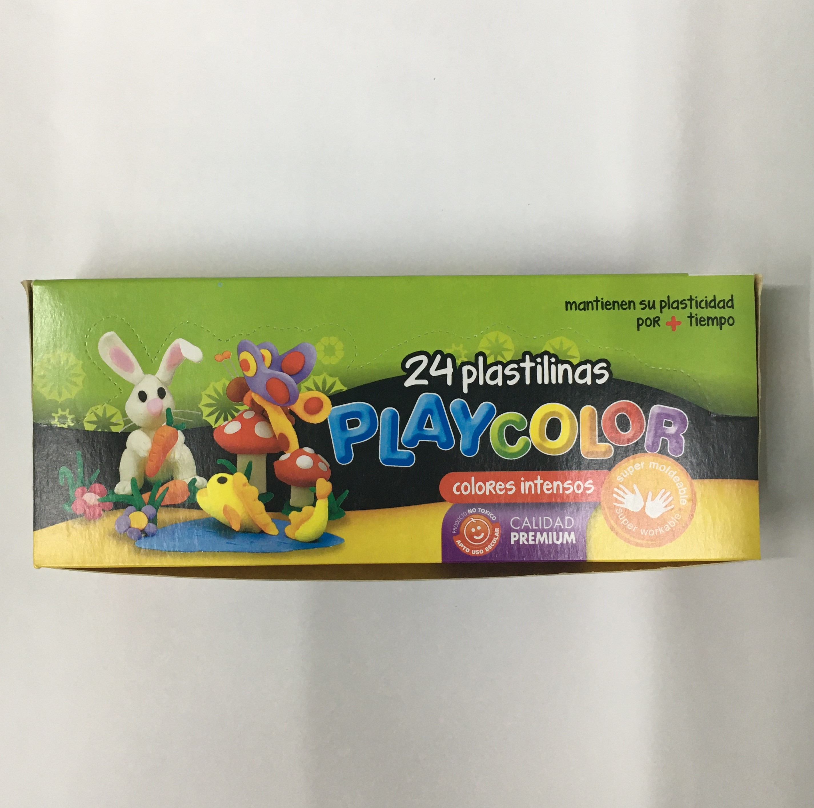 PLASTILINA PLAYCOLOR x 24 u.