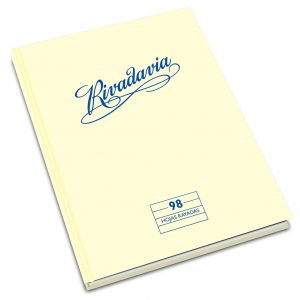 CUADERNO RIVADAVIA TAPA DURA x 100 h.