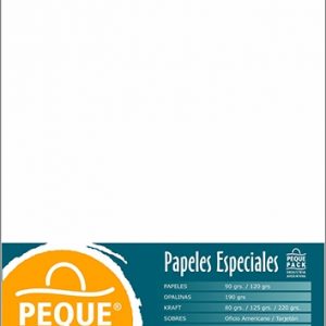 RESMITA DE OPALINA TEXTURADA A4 190 g x 50 h.