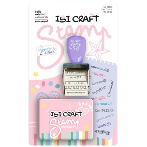 SELLO PARA MAESTRA O COMERCIAL 12 EN 1 IBI CRAFT