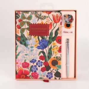 SET CUADERNO + BOLIGRAFO + COLITA + IMAN HELEN IBICRAFT